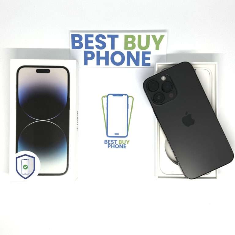 iPhone 14 Pro Max 128GB zwart /kras vrij glas /87% batt /garantie