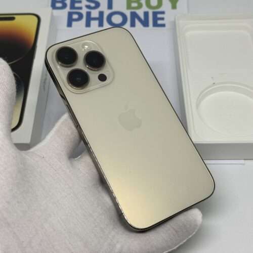 IMG_2946 2 iPhone 14 Pro 256GB goud /krasvrij glas /91% batt /garantie