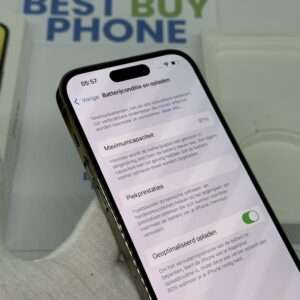 IMG_2953 2 iPhone 14 Pro 256GB goud /krasvrij glas /91% batt /garantie