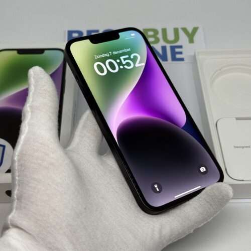 IMG_2976 iPhone 14 128GB zwart /licht gebruikt /90% batt /garantie