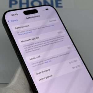 IMG_2986 iPhone 16 Pro Max 256GB zwart /zeer net/100% batt /garantie