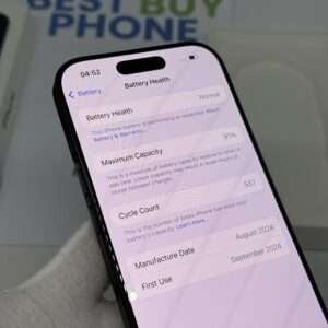 IMG_2999 iPhone 16 Pro 256GB zwart /zeet net /91% batt /garantie