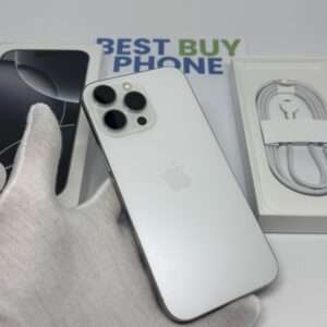 IMG_3010 iPhone 16 Pro Max 256GB wit /krasvrij /100% batt /garantie