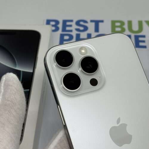 IMG_3011 iPhone 16 Pro Max 256GB wit /krasvrij /100% batt /garantie