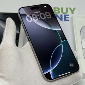 IMG_3012 iPhone 16 Pro Max 256GB wit /krasvrij /100% batt /garantie