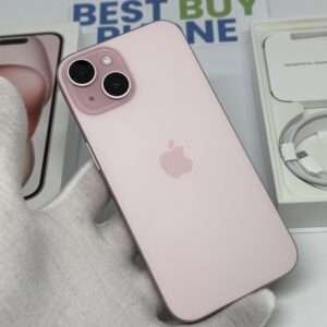 IMG_3027 iPhone 15 128GB roze /krasvrij /90% batt /garantie