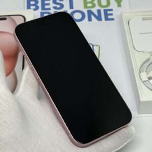 IMG_3029 iPhone 15 128GB roze /krasvrij /90% batt /garantie