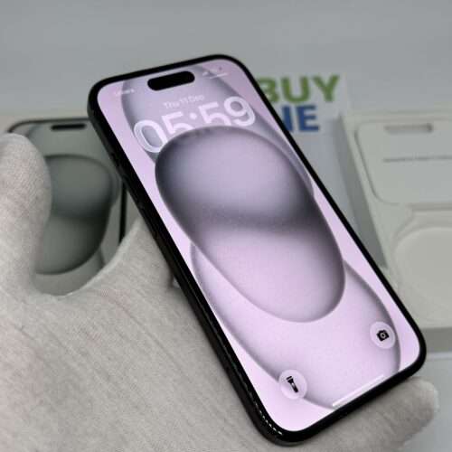 IMG_3159 2 iPhone 15 128GB zwart /krasvrij scherm /87% batt /garantie