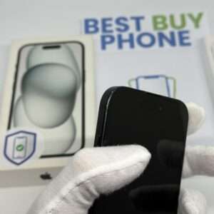 IMG_3160 2 iPhone 15 128GB zwart /krasvrij scherm /87% batt /garantie