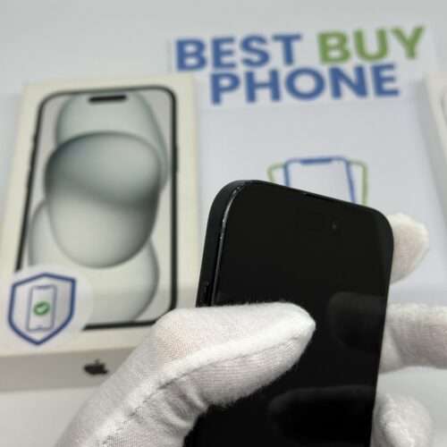 IMG_3160 2 iPhone 15 128GB zwart /krasvrij scherm /87% batt /garantie