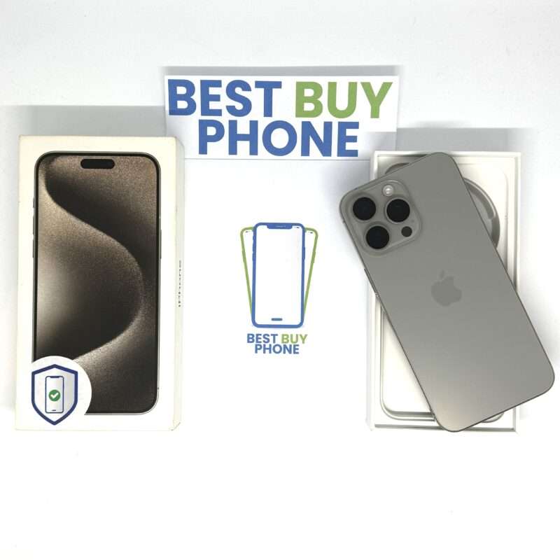 IMG_3170 iPhone 15 Pro Max 512GB naturel /kras vrij /100% batt /garantie