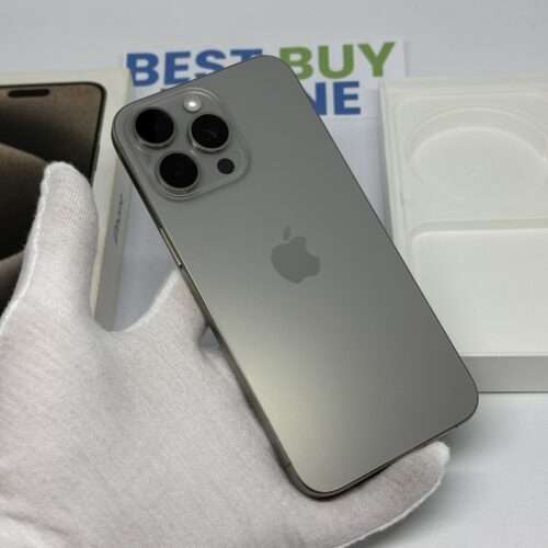 IMG_3171 iPhone 15 Pro Max 512GB naturel /kras vrij /100% batt /garantie