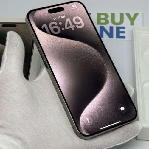 IMG_3174 iPhone 15 Pro Max 512GB naturel /kras vrij /100% batt /garantie