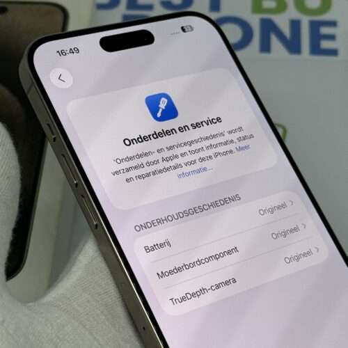 IMG_3177 2 iPhone 15 Pro Max 512GB naturel /kras vrij /100% batt /garantie