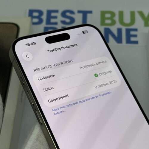 IMG_3180 2 iPhone 15 Pro Max 512GB naturel /kras vrij /100% batt /garantie