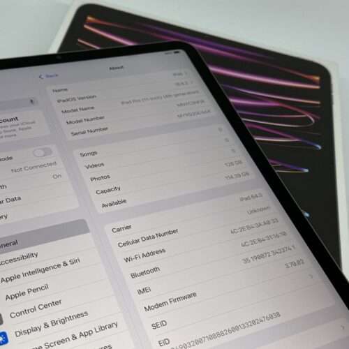 IMG_3187 iPad Pro 4e 11 inch M2 128GB grijs 5G /krasvrij /100% batt /garantie