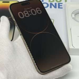 IMG_3195 iPhone 14 Pro Max 128GB goud /kras vrij /88% batt /garantie