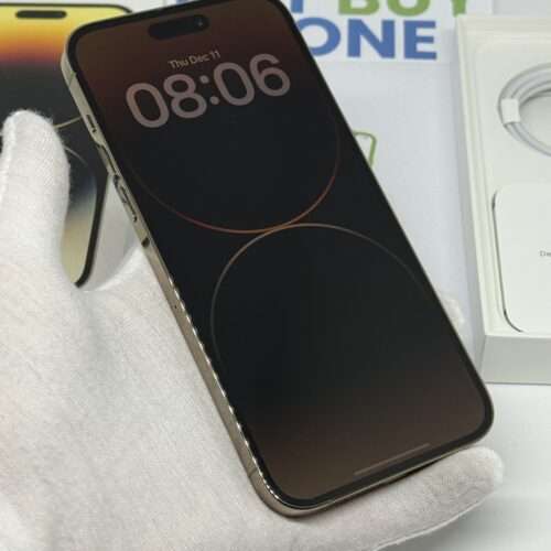 IMG_3195 iPhone 14 Pro Max 128GB goud /kras vrij /88% batt /garantie