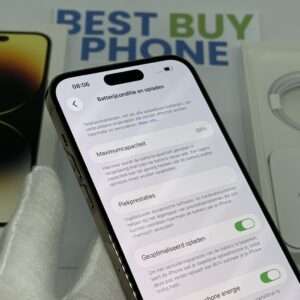 IMG_3197 iPhone 14 Pro Max 128GB goud /kras vrij /88% batt /garantie