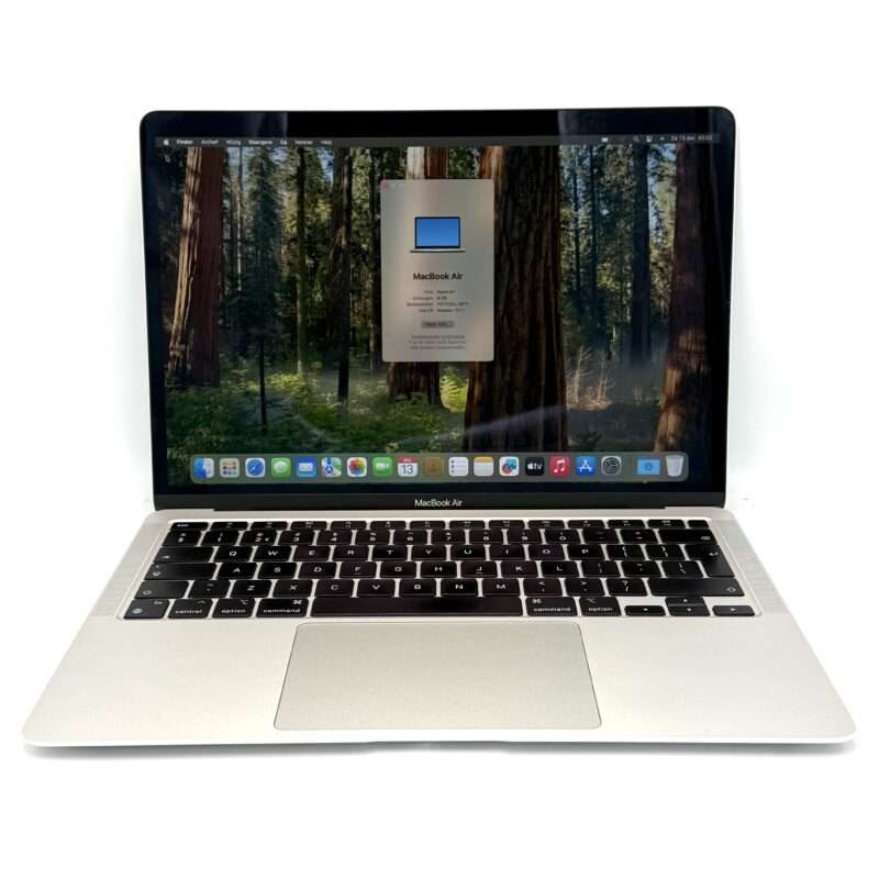 IMG_3248 MacBook Air M1 256GB zilver /licht gebruikt /93% batt /garantie