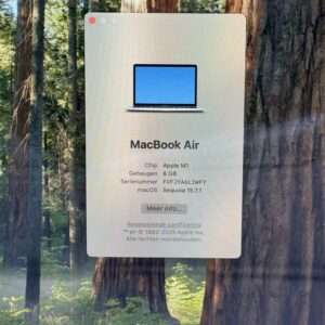 MacBook Air M1 256GB zilver /licht gebruikt /93% batt /garantie