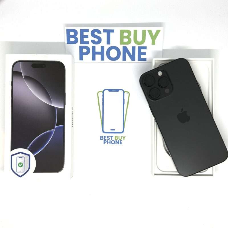 iPhone 16 Pro Max 256GB zwart /zeer net/100% batt /garantie