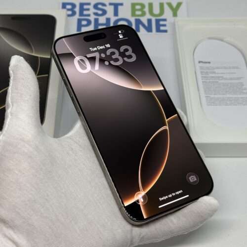 IMG_3339 iPhone 16 Pro Max 256GB naturel /krasvrij /95% batt /garantie