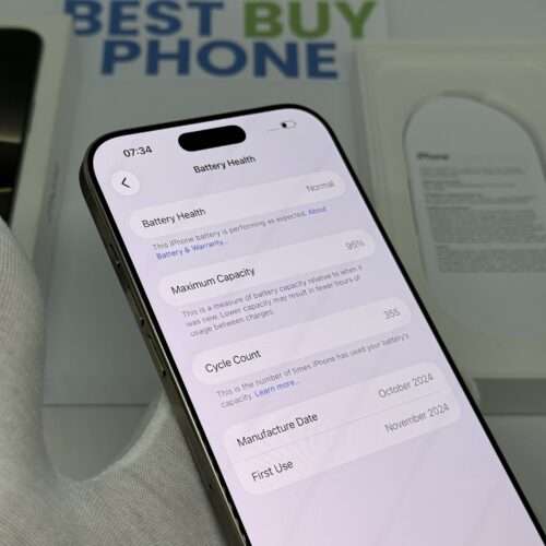 IMG_3340 iPhone 16 Pro Max 256GB naturel /krasvrij /95% batt /garantie