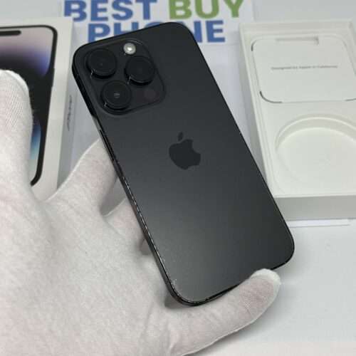 IMG_3400 iPhone 14 Pro 512GB zwart /krasvrij scherm /100% batt /garantie