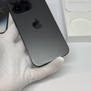 IMG_3401 iPhone 14 Pro 512GB zwart /krasvrij scherm /100% batt /garantie