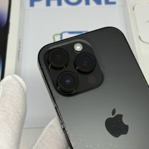 IMG_3402 iPhone 14 Pro 512GB zwart /krasvrij scherm /100% batt /garantie