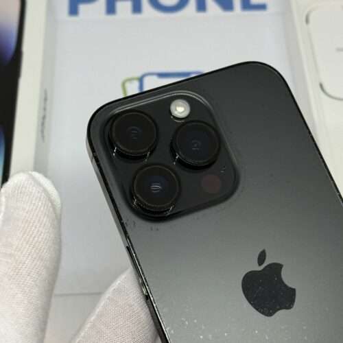 IMG_3402 iPhone 14 Pro 512GB zwart /krasvrij scherm /100% batt /garantie