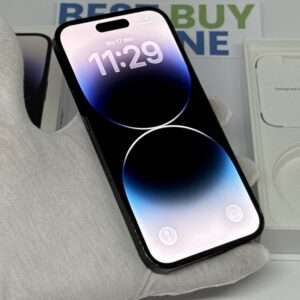 IMG_3405 iPhone 14 Pro 512GB zwart /krasvrij scherm /100% batt /garantie