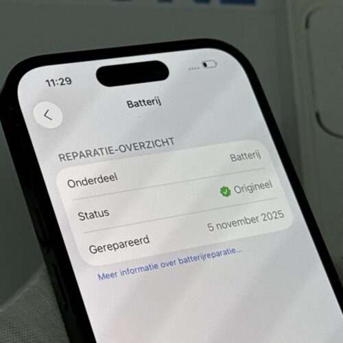 IMG_3407 iPhone 14 Pro 512GB zwart /krasvrij scherm /100% batt /garantie