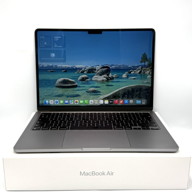 IMG_3426 MacBook Air M2 256GB grijs /zeer net /91% batt /garantie
