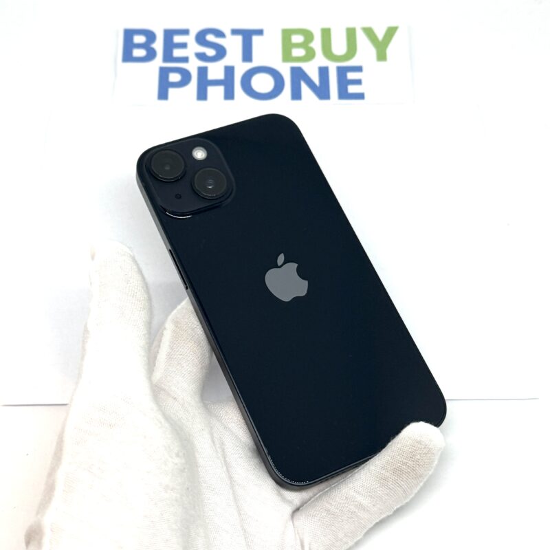 iPhone 14 128GB zwart /zeer net /87% batt /garantie