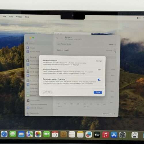 MacBook Air M2 256GB blauw /zeer net /94% batt /garantie