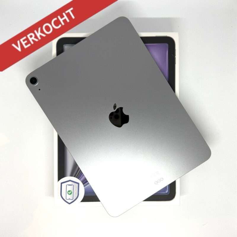 iPad Air 6e 11 inch M2 128GB grijs /krasvrij /99% batt /garantie