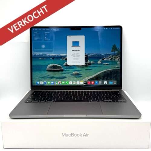 MacBook Air M2 256GB grijs /zeer net /97% batt /garantie