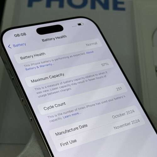 img_3463 iPhone 16 Pro Max 256GB wit /zeer net /97% batt /garantie