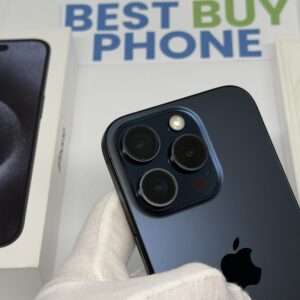 IMG_0041 iPhone 15 Pro 128GB blauw /krasvrij glas /92% batt /garantie