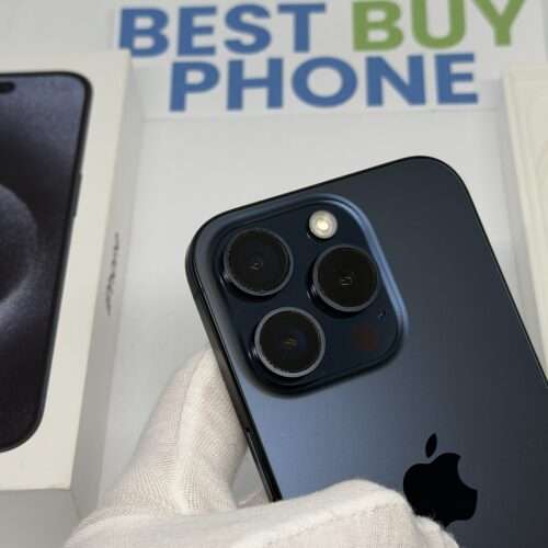 IMG_0041 iPhone 15 Pro 128GB blauw /krasvrij glas /92% batt /garantie