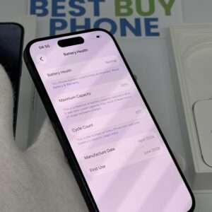 IMG_0045 iPhone 15 Pro 128GB blauw /krasvrij glas /92% batt /garantie