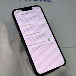 iPhone 14 128GB zwart /krasvrij scherm /85% batt /garantie