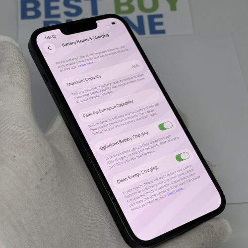 IMG_0698 iPhone 14 128GB zwart /krasvrij scherm /85% batt /garantie