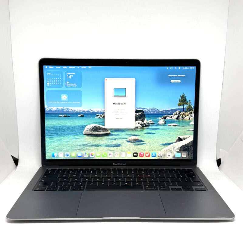 MacBook Air M1 256GB grijs /zeer net /86% batt /garantie