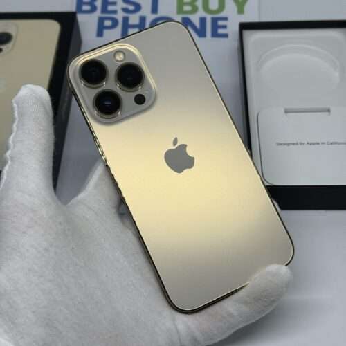 iPhone 13 Pro 256GB goud /zeer net /91% batt /garantie