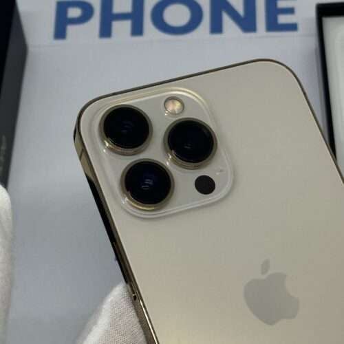 iPhone 13 Pro 256GB goud /zeer net /91% batt /garantie