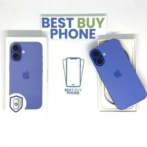 iPhone 16 128GB blauw /licht gebruikt /100% batt /garantie