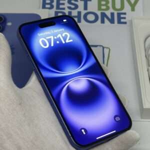 iPhone 16 128GB blauw /licht gebruikt /100% batt /garantie